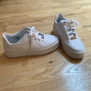 Nike Air Force 1 Platform (women’s size 5)